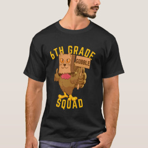 Kraaiende bende van groep 8 Thanksgiving kalkoen g T-shirt