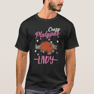 Kraaiende Vrouwtjesvogelbekdier T-shirt