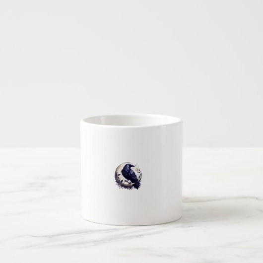 kraaienhalloween espresso kop (Voorkant)