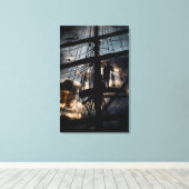 kraaiennest canvas afdruk (Insitu (Houten vloer))