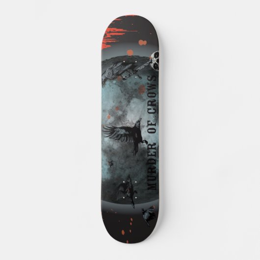 kraaienopeenhoping skateboard (Voorkant)