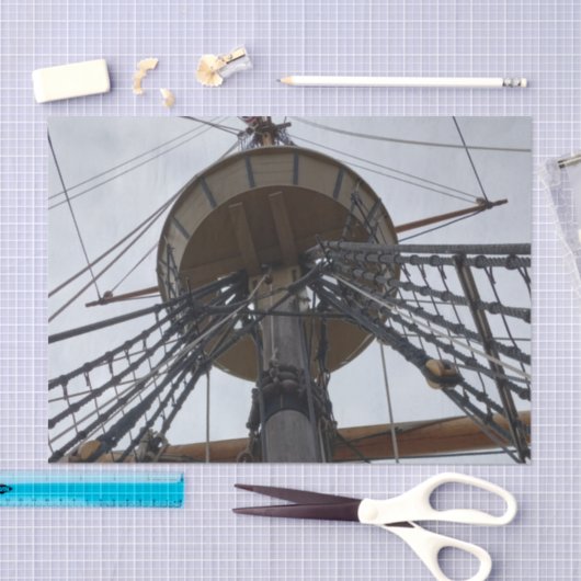 kraaienschip tissuepapier (Craft)