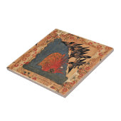 Kraaienval Uilen Indiase Renaissance Tegeltje (Zijkant)