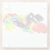 Kraaivlieg herfst glazen onderzetter (Achterkant)