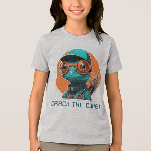 Kraak de code Tri-Blend shirt (Voorkant)