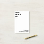 KRAAK. LANCERING. VLIEG! Gedurfde inspiratie geper Post-it® Notes (Op bureau)