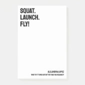 KRAAK. LANCERING. VLIEG! Gedurfde inspiratie geper Post-it® Notes (Voorkant)