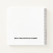 KRAAK. LANCERING. VLIEG! gedurfde Motivatie minima Notitieboek (Achterkant)