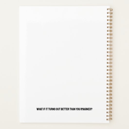 KRAAK. LANCERING. VLIEG! Motivatie gedurfde minima Planner (Achterkant)