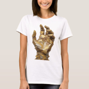 Kraakhelder Zilver ABSTRACTE KUNST Modern Ontwerp T-shirt