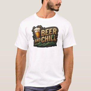 Kraakheldere BIER- EN ONTSPANNINGST-shirt T-shirt