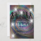 Kraakheldere discomuziek psychedelische verjaardag kaart (Voorkant)