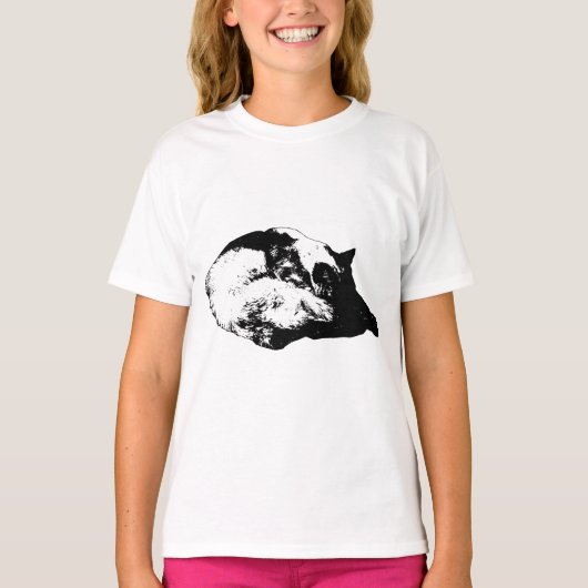 kraakheldere krulrand t-shirt (Voorkant)