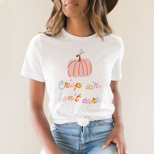 Kraakheldere Lucht, Geen Zorg Roze Pompoen Schatti T-shirt