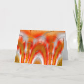 Kraakijs kunst feestdagen kaart (Voorkant)