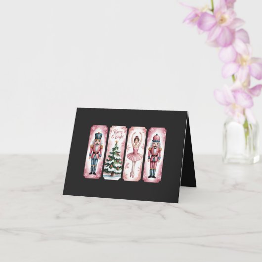 Kraakker Kerstvakantie Feest Geschenk Sfeervol  Kaart (Orchidee)