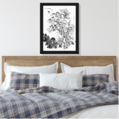 Kraakkudde op zonsopgang canvas afdruk (Insitu (Slaapkamer))