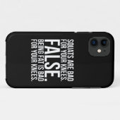 Kraakpanden zijn slecht voor je knieën? FALSE. Dik Case-Mate iPhone Case (Achterkant (horizontaal))