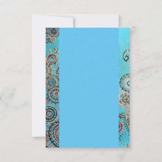 kraakschilderij op blauw bedankkaart (Achterkant)