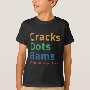 Kraakt Stippen Bams, zijn Mahjong Time Mahjong Soc T-shirt