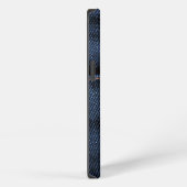 Kraakverse nieuwe blauwe jeanszak iPhone hoesje (Rechterkant)