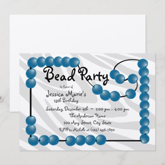 kraalfeest kaart (Voorkant / Achterkant)