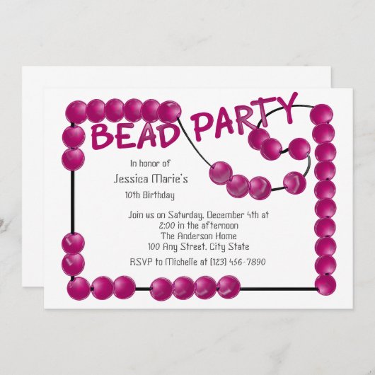 kraalfeest kaart (Voorkant / Achterkant)