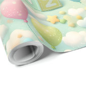 Kraamcadeau inpakpapier (Rol Hoek)