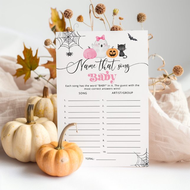 Kraamfeest spel Little Boo Liedje raden (Creator heeft geüpload)