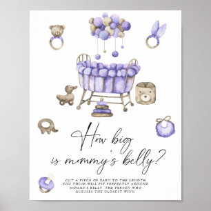 Kraamkamer - hoe groot is mama's buik spel poster