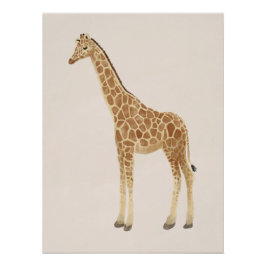 Kraamkamer Kunst Giraffe Perfect Poster