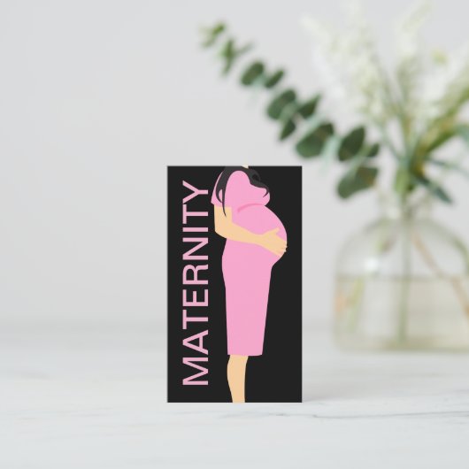 Kraamwinkel Modern Visitekaartjes Design (Staand voorkant)