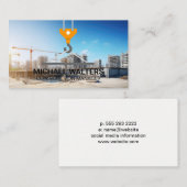 Kraan | Bouw | Bouwer Visitekaartje (Voorkant / Achterkant)