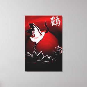 kraan canvas afdruk