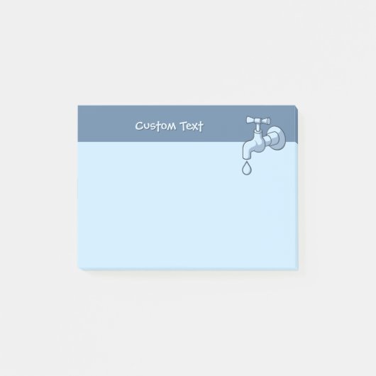 Kraan die drupt post-it® notes (Voorkant)
