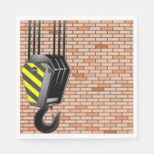 Kraan en haak papieren servetten (Voorkant)