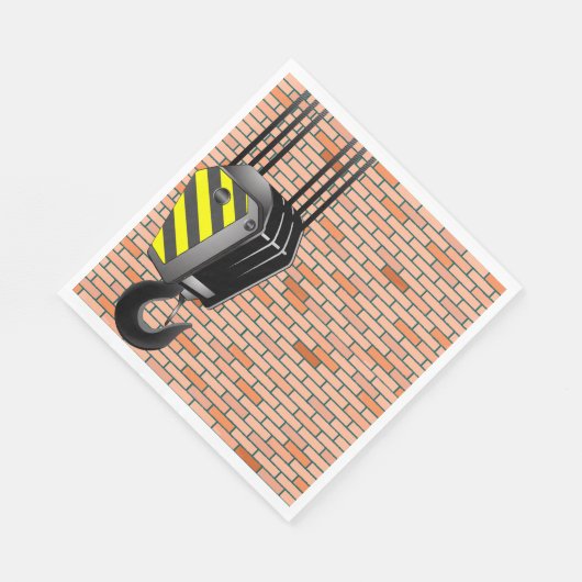 Kraan en haak papieren servetten (Hoek)