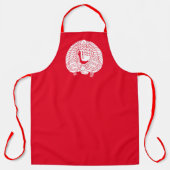 Kraan en schildpad schort (Voorkant)