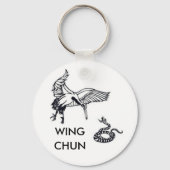 kraan en slang, WING, CHUN Sleutelhanger (Voorkant)