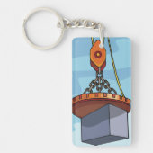 Kraan hijsen sleutelhanger (Voorkant)