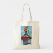 Kraan hijsen tote bag (Achterkant)