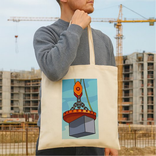 Kraan hijsen tote bag