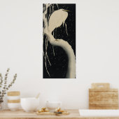 kraan in de sneeuw poster (Keuken)