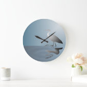 Kraan in Lake Wall Clock Grote Klok (Huis)