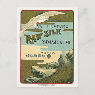 Kraan & Japans zijderoute Briefkaart
