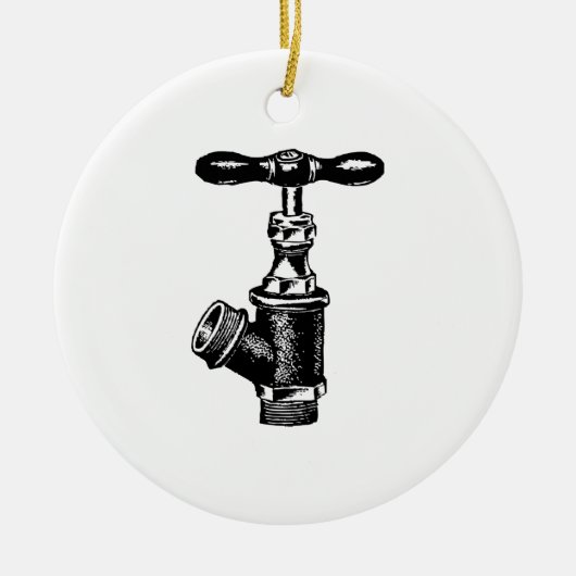 Kraan Keramisch Ornament (Voorkant)