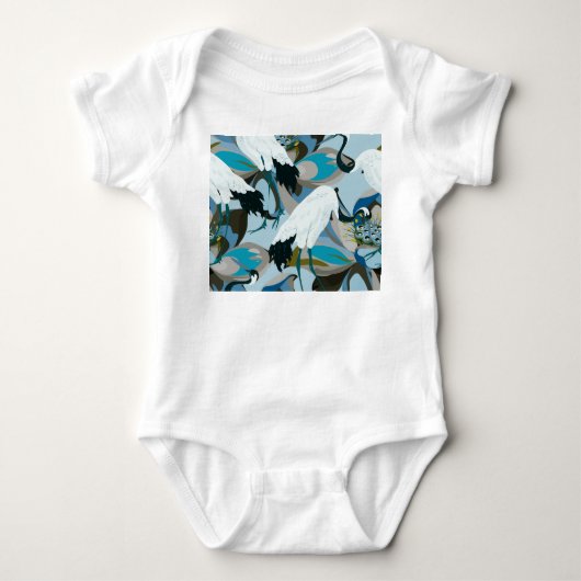 Kraan & Lotus: Abstracte Vintage Romper (Voorkant)