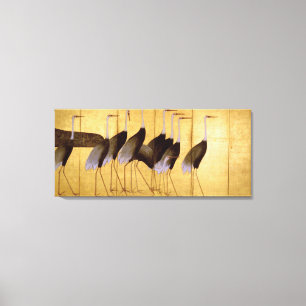 Kraan, Ogata Korin Japans Fijn Art. Canvas Afdruk