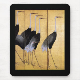 Kraan, Ogata Kōrin Japans Fijn Art. Muismat