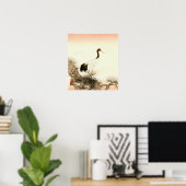 Kraan op pijnboom Ito Nisaburo Ito Nisaburo Poster (Thuiskantoor)